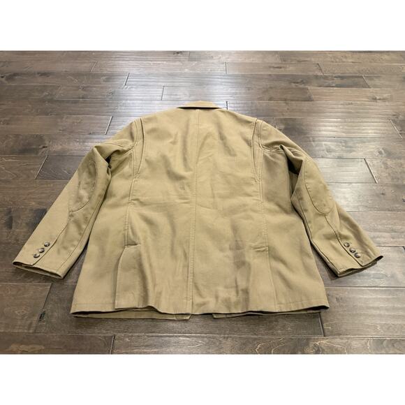 Duluth Trading Mens Khaki Beige Barn Chore Canvas Heavyweight Jacket XLT NWOT - Picture 3 of 9